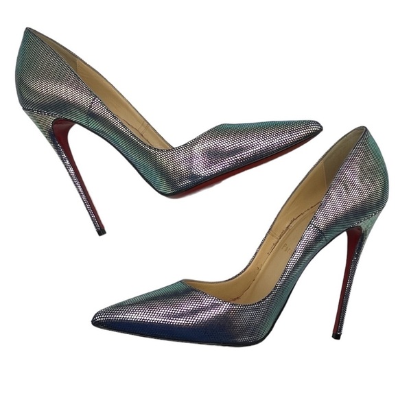 CHRISTIAN LOUBOUTIN So Kate 120 Pumps – Tissu Scarabe Digitale – Size EU 38 US 8 - Picture 10 of 14